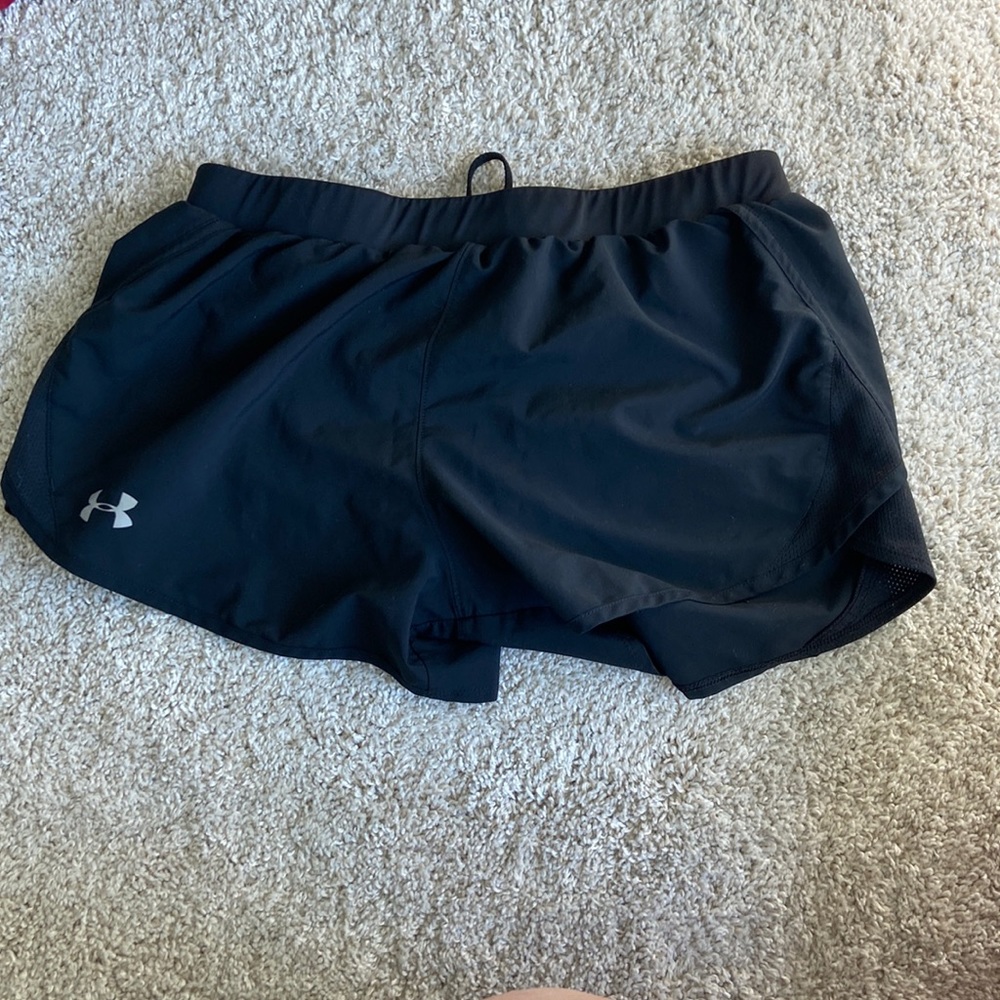 Womens Under Armour black shorts size M